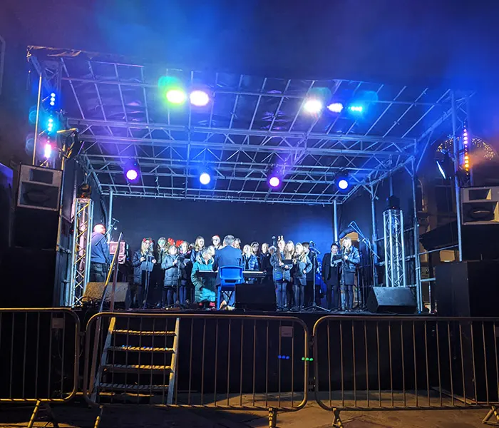 Elation AV - Sound & Light hire for Christmas Lights switch on